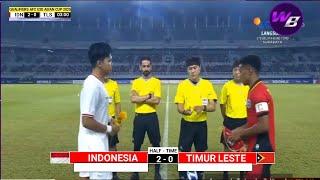  LIVE SCTV ● TIMNAS INDONESIA U-20 vs TIMOR LESTE ● QUALIFIERS AFC U20 ASIAN CUP 2025