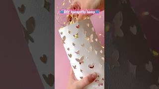 DIY butterfly lamp