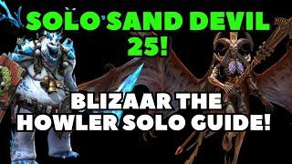 Solo Sand Devil Stage 25 With Blizaar The Howler And Food!
