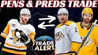 NHL Trade Rumours - Rantanen, Nelson + Pens & Preds  Complete 3 Player Deal & Desharnais to SJ