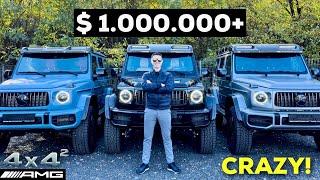 2024 MERCEDES AMG G63 4x4 Squared $1,000,000 BRUTAL Line-Up! FULL Review BRUTAL V8 Sound Exhaust