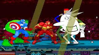 NICK54222 MUGEN: Team Captain America VS Team Dooby Dummy (Fernando Valadez)