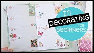 Planner Decorating for Beginners | Your First TN Setup