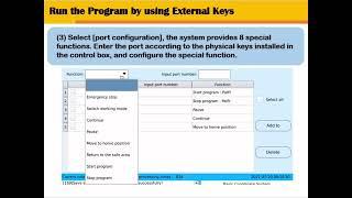 Run The Program by Using External Buttons, Industrial robot programming teach video