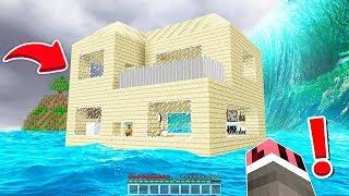 FAKİR'in EVİNİ DEV TSUNAMİ YIKTI!  - Minecraft