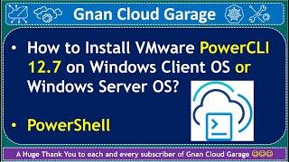 How to Install VMware PowerCLI 12.7 on Windows Client OS or Windows Server OS? || PowerShell