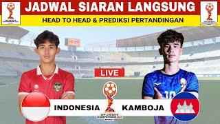 Jadwal Timnas Indonesia U19 vs Kamboja U19 Piala AFF U19 2024 Live 