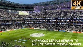 ️ Champions League Football Returns To The Tottenham Hotspur Stadium ️ Spurs 2-0 Marseille [4K]