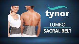 How to wear Tynor Lumbo Sacral Belt for providing comfortable back support and allay low back pain