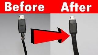 How to fix Broken mobile charger cable || charger cable repair