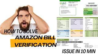 How to Reactive Amazon Account | Amazon bill verification issue 2024 |Learn With saifi