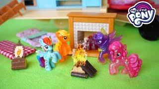 MY LITTLE PONY CAMPING CAMPER VAN CAMPFIRE TALES! | Mommy Etc