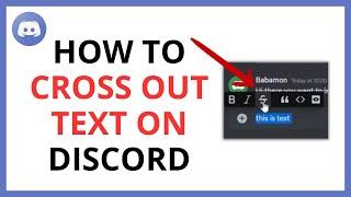 How to Cross Out Text on Discord