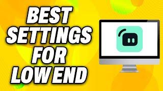 Streamlabs Best Settings For Low End PC (2024) - Quick Fix