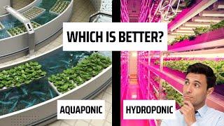 Vertical Farming: Hydroponic Vs Aquaponic [What's the best]