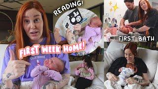 Our FIRST week home with our NEWBORN BABY!