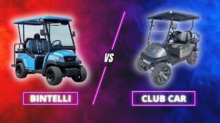 Bintelli VS Club Car Comparison | Golf Cart Differences 2024