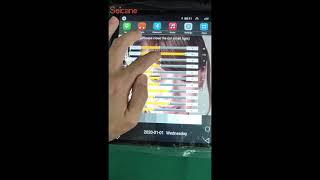 How  to set the screen color in Seicane H7 series car radio gps navigation