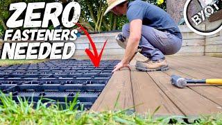 DIY Deck Patio With ZERO Fasteners Needed!