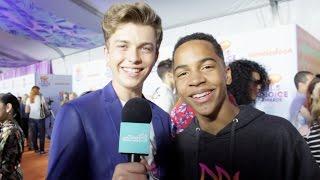 Jacob Hopkins and Terrell Ransom Jr Interview: 2017 Kids' Choice Awards | CELEB SECRETS