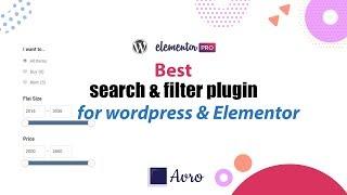 Best search & filter plugin for wordpress and elementor to create any type of filter