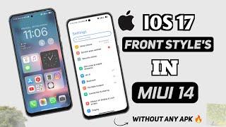 How To USE iOS 17 Font Style's In Miui  |  Miui 14 Top 3 Best Fonts | Miui to iOS 17