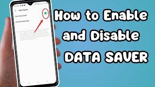 How to Enable and Disable Data Saver on Android Phone | Infinix Hot 10