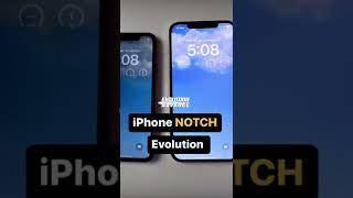 iPhone notch evolution #iphone