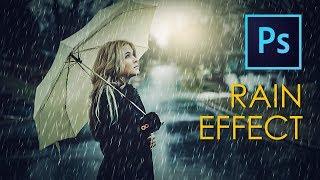 Photoshop Tutorial: Add RAIN Effect in your Photo 