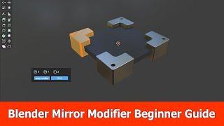 Blender 2.9 Mirror Modifier Beginner tutorial