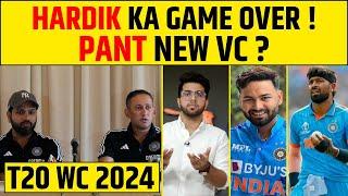 PANT VICE CAPTAIN IN T20 WORLD CUP ? HARDIK KA GAME OVER ! 