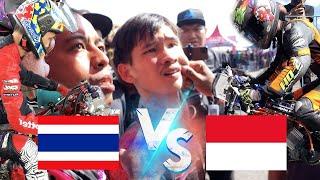 MEDALI EMAS  Balap Drag Mx King Indonesia VS Sonic Thailand | DRAG BIKE INDONESIA