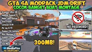 RILIS!! Gta Sa Lite Mod Mobil Drift Cocok Banget Buat Montage || Cuma 300Mb!! Graphics HD!!