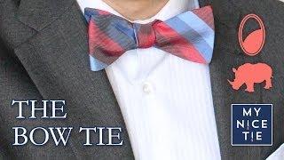 How to Tie a BOW TIE (slow+mirrored=beginner) | How to Tie a Tie with a Bow (easy)