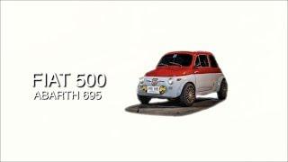 FIAT 500 Abarth 695 ( Fait 5oo old model)