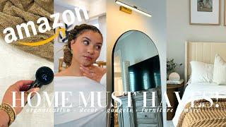 AMAZON MUST HAVES| elevate your home + bedroom decor + lighting + organization + home gadgets & more