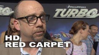 Turbo New York Premiere: Paul Giamatti "Chet" Interview | ScreenSlam