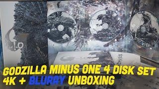 Godzilla Minus One Deluxe Edition 4K Ultra HD Blu-ray (4 Discs) Unboxing!