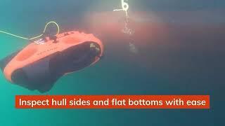 Hull inspection & report generation ️ Underwater drone by Delair Marine