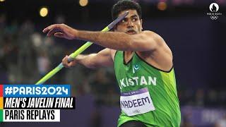 Nadeem takes gold | Silver for Neeraj Chopra | Men's Javelin Full Final | Paris Replays