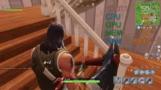 Intel UHD Graphics 610 -- Intel Pentium Gold G5400 -- Fortnite Battle Royale FPS Test 720p 80%