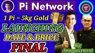 Pi Coin Price | Pi Network Launching Date & Price Final | Pi Network Mainnet Launch | Pi Coin News