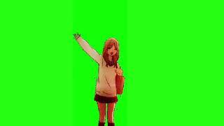 ️GREEN SCREEN EFFECTS: anime girl