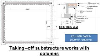 Taking –off substructure works with columns