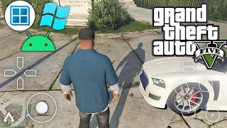 GTA V Android Gameplay Winlator (Windows Emulator) Android - Franklin/Michael/Trevor