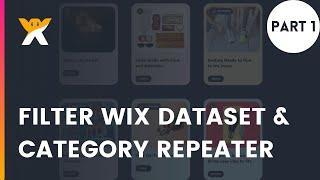 How To Filter WIX Repeater Using Dataset & Filter Repeater Based on Dataset Settings | Part 1