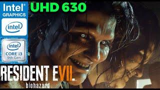 Resident Evil 7: Biohazard - i3 9100 INTEL UHD 630 720p Gameplay