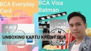 UNBOXING KARTU KREDIT BCA || VISA BATMAN || BCA EVERYDAY