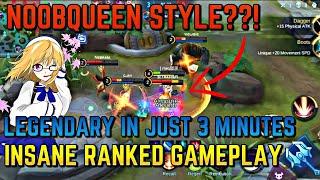 NOOBQUEEN STYLE?! | LEGENDARY IN JUST 3 MINUTES | INSANE RANKED GAMEPLAY