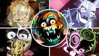 FNAF: Security Breach Ruin DLC - All Bosses & Endings